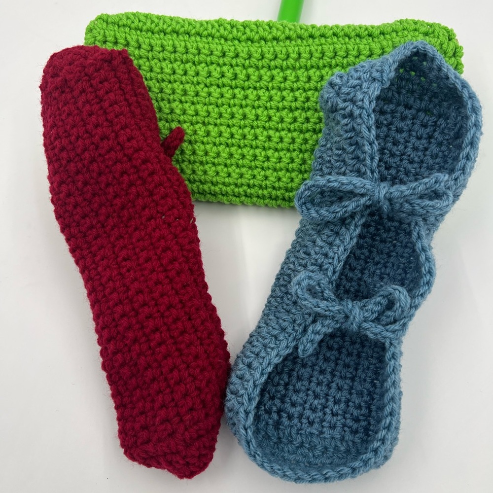 Set of 3 Crochet Reusable Swiffer Pads Mystery Colors Handmade - Picture 2 of 3